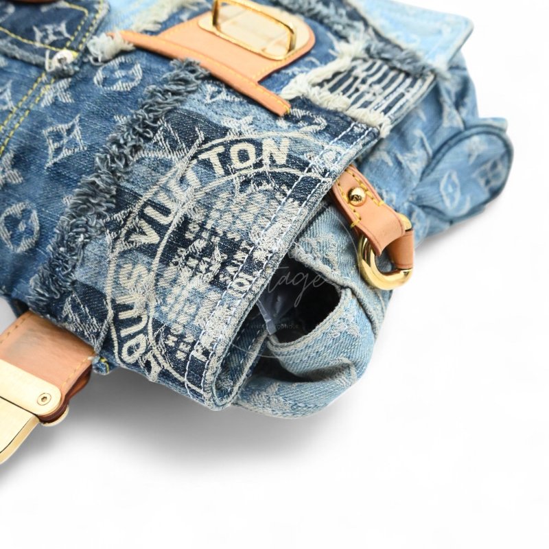 中古 路易威登 Louis Vuitton 老花牛仔 郵差包 單肩包 M95374-7