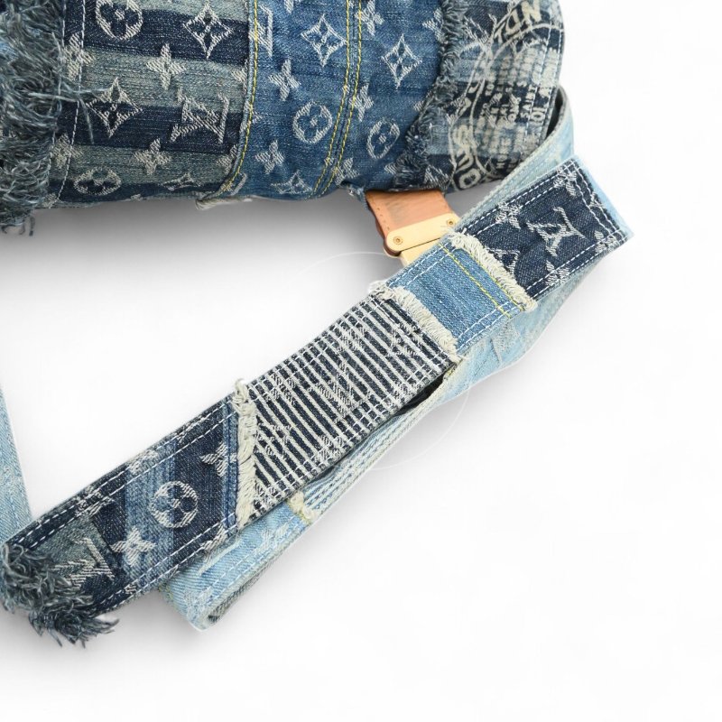 中古 路易威登 Louis Vuitton 老花牛仔 郵差包 單肩包 M95374-17