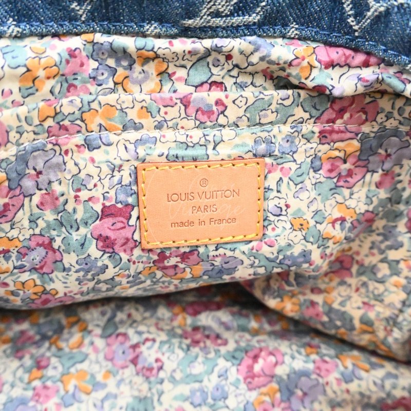 中古 路易威登 Louis Vuitton 老花牛仔 郵差包 單肩包 M95374-22