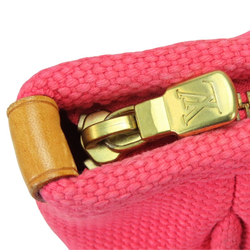 路易威登 Cabas MM 手提包 M40085 Antigua 帆布玫瑰金五金女士 LOUIS VUITTON-12