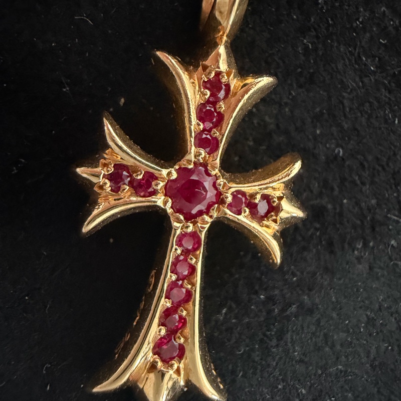 Chrome hearts 22k 紅寶石tiny-0