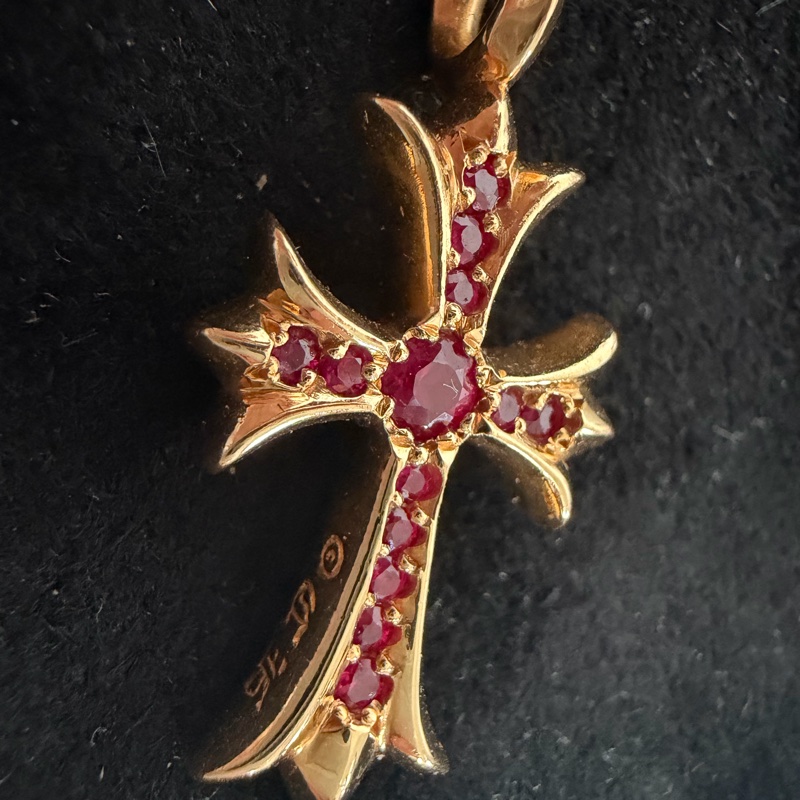 Chrome hearts 22k 紅寶石tiny-1