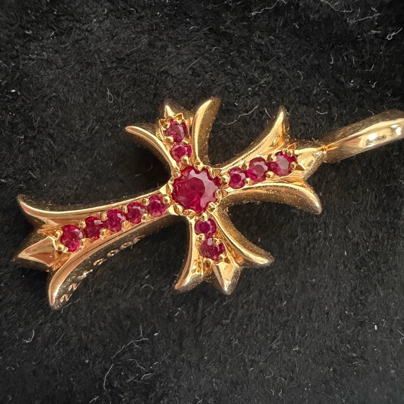 Chrome hearts 22k 紅寶石tiny-3
