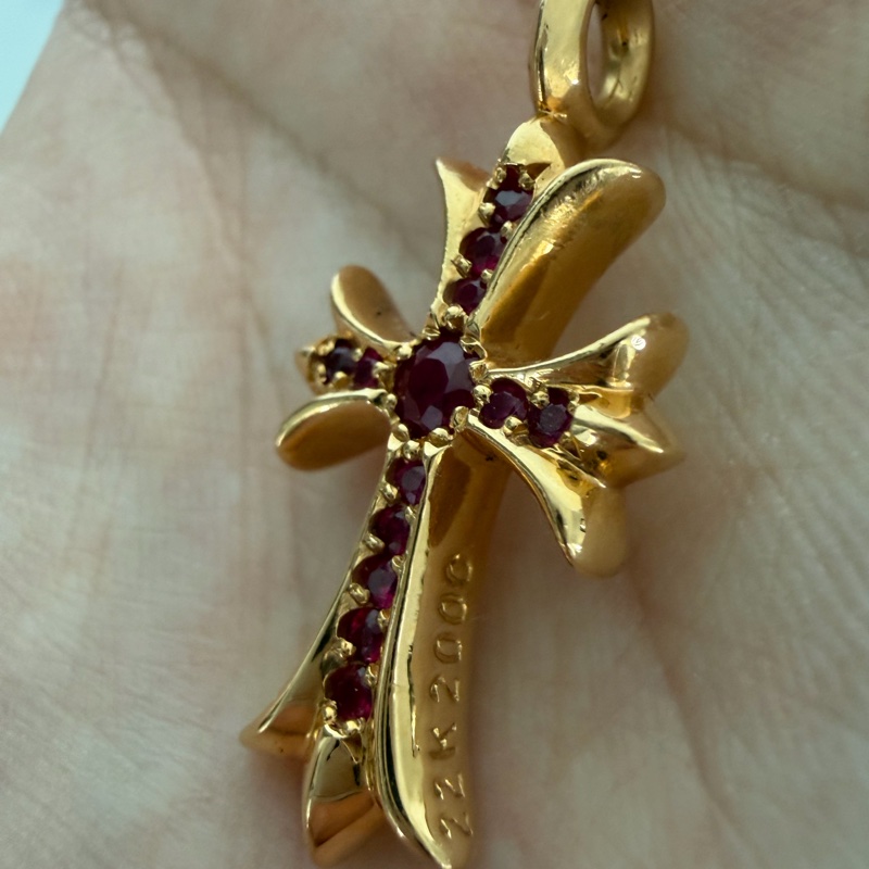 Chrome hearts 22k 紅寶石tiny-8
