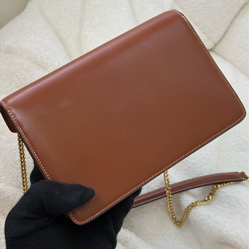 Celine 凱旋門浮雕 Logo信封包Woc-3