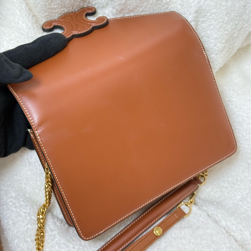 Celine 凱旋門浮雕 Logo信封包Woc-8