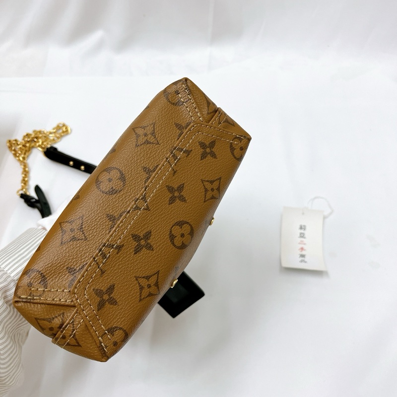 莉亞精品♡LV M46816 老花菜籃子 二手-6