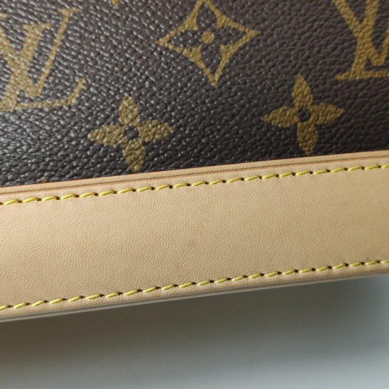 Louis Vuitton (LV) AlmaBB植鞣革Monogram印花貝殼包斜挎包肩背包晶片款-14