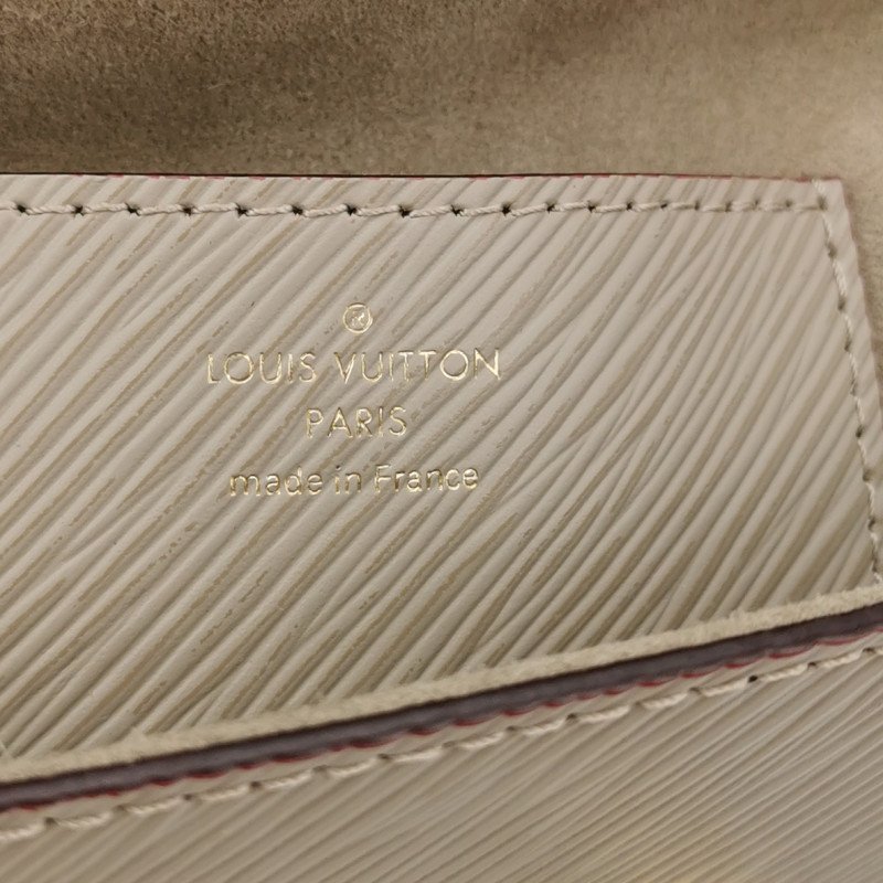Louis Vuitton (LV) Twist中型牛皮水波紋LV旋轉鎖扣斜背包斜背包單肩包-7