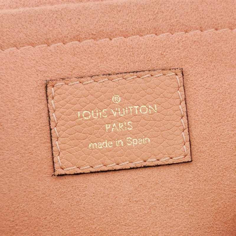 Louis Vuitton (LV) Saint Placide牛皮老花拼皮LV標誌鎖扣單肩包晶片款-7