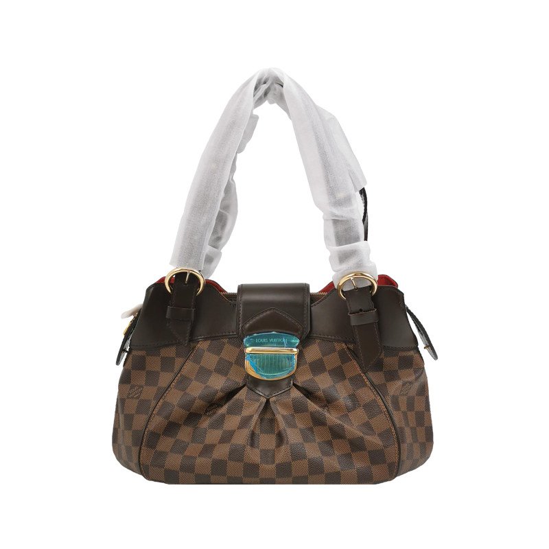 Louis Vuitton (LV) Sistina牛皮棋盤格推扣單肩包-0