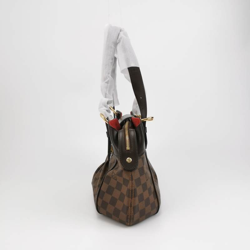 Louis Vuitton (LV) Sistina牛皮棋盤格推扣單肩包-2