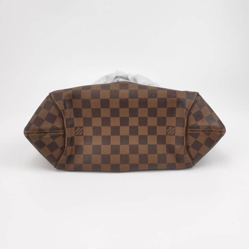 Louis Vuitton (LV) Sistina牛皮棋盤格推扣單肩包-5