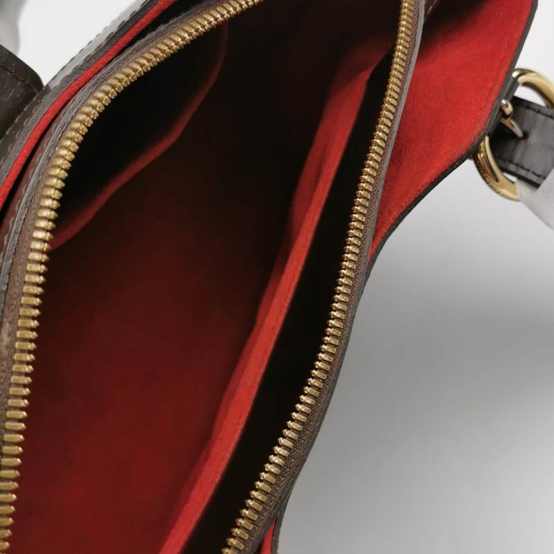 Louis Vuitton (LV) Sistina牛皮棋盤格推扣單肩包-6