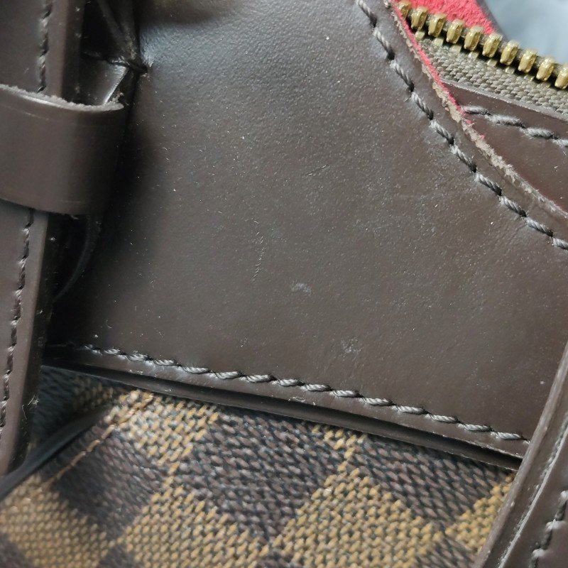 Louis Vuitton (LV) Sistina牛皮棋盤格推扣單肩包-10