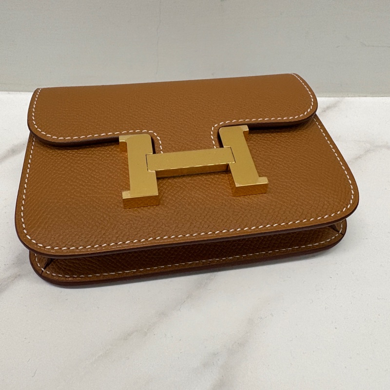 Hermes slim constance 金棕金-1