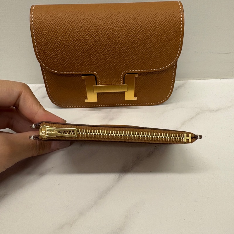 Hermes slim constance 金棕金-4