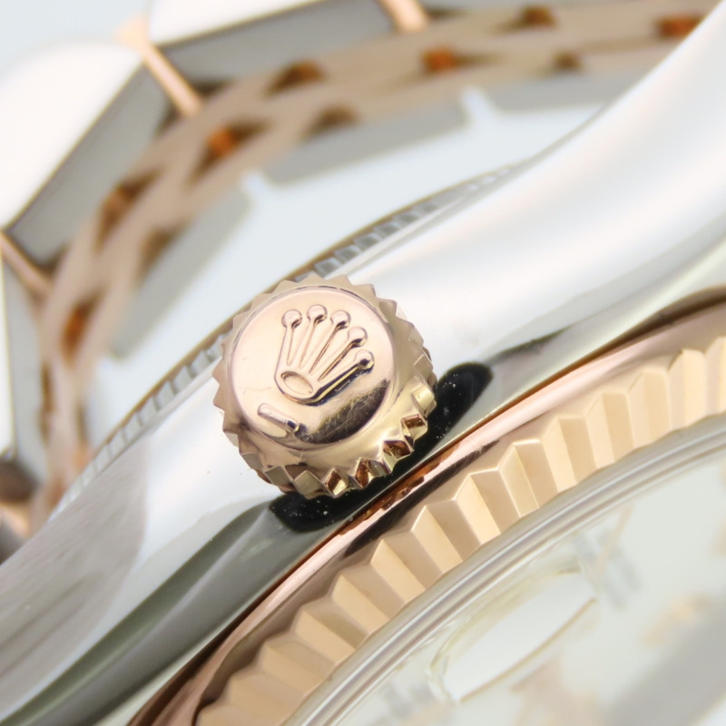 勞力士 Datejust 179171G 不鏽鋼鑲鑽 18K 永恆玫瑰金 10PD 組合女士腕錶 ROLEX-9