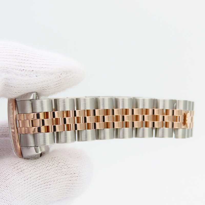 勞力士 Datejust 179171G 不鏽鋼鑲鑽 18K 永恆玫瑰金 10PD 組合女士腕錶 ROLEX-11