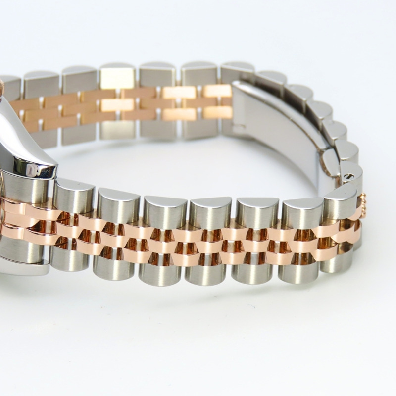 勞力士 Datejust 179171G 不鏽鋼鑲鑽 18K 永恆玫瑰金 10PD 組合女士腕錶 ROLEX-13
