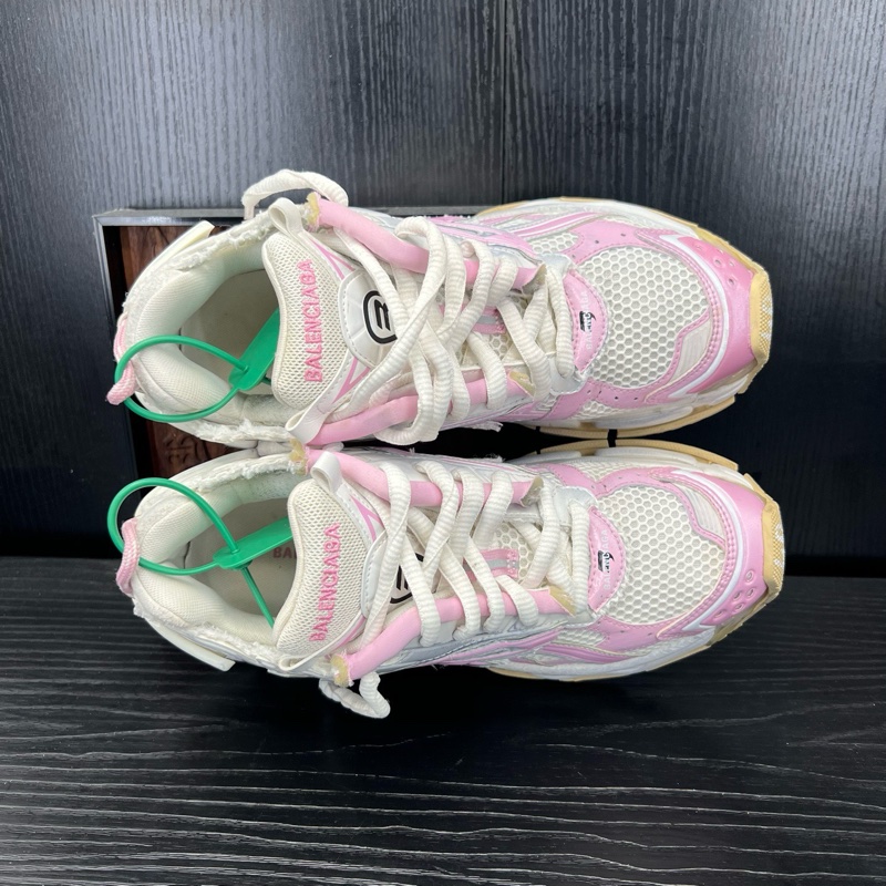 Balenciaga巴黎世家 runner 粉白 40碼-5