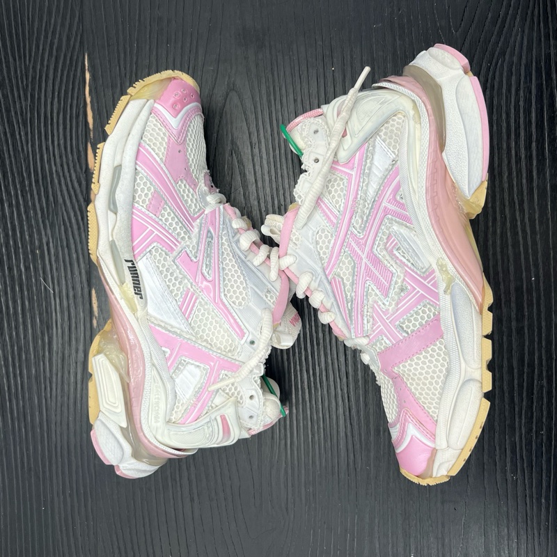 Balenciaga巴黎世家 runner 粉白 40碼-6