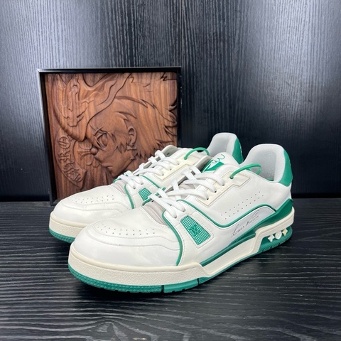 Louis Vuitton路易威登 trainer 初代白綠 41碼