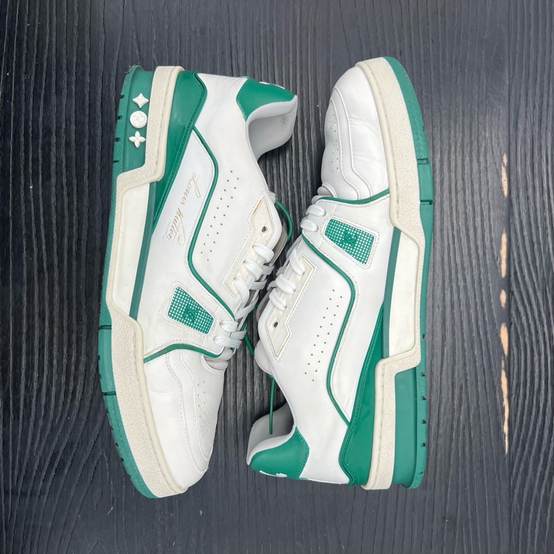 Louis Vuitton路易威登 trainer 初代白綠 41碼-6