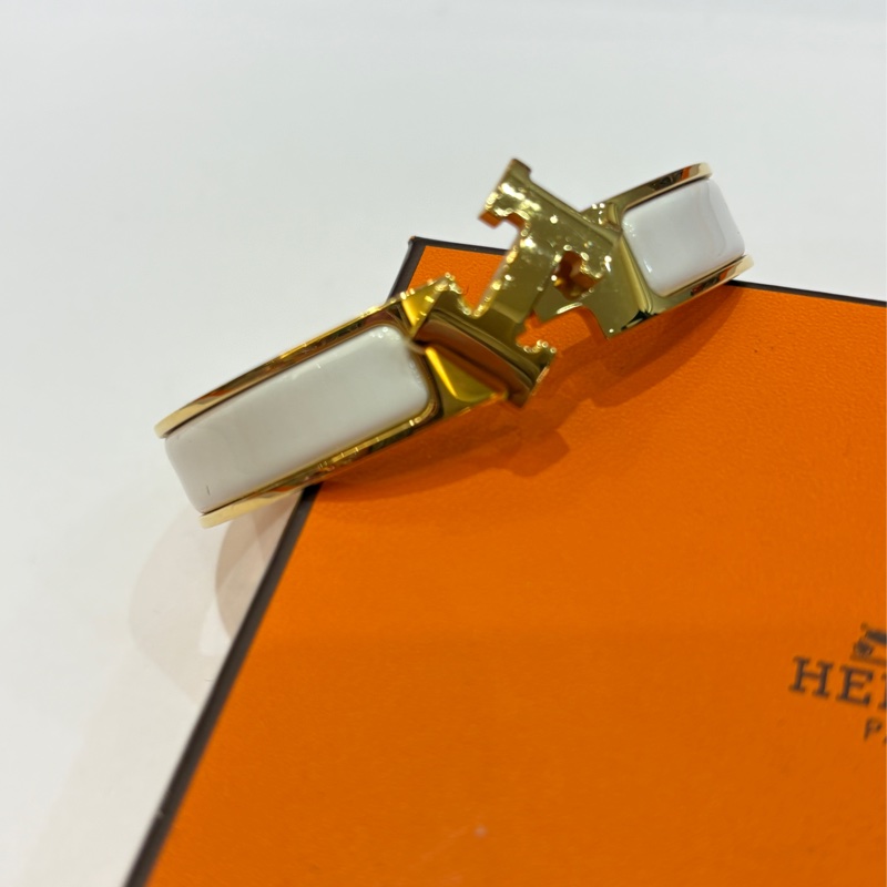 Hermes 白金小H手環-7