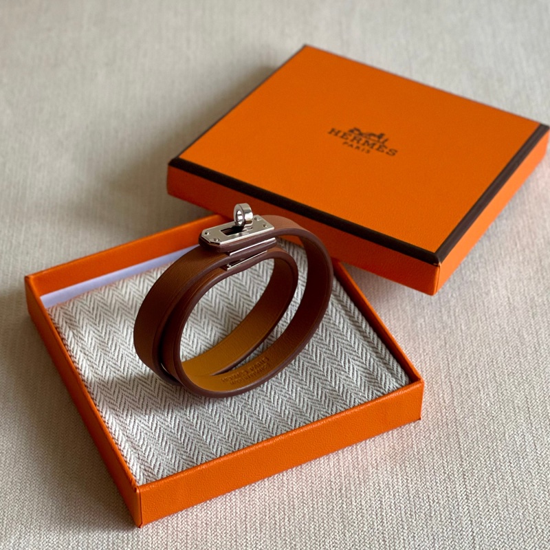 全新 現貨🍊Mini Kelly Double Tour bracelet 手鐲 皮手帶 金棕 GOLD-0