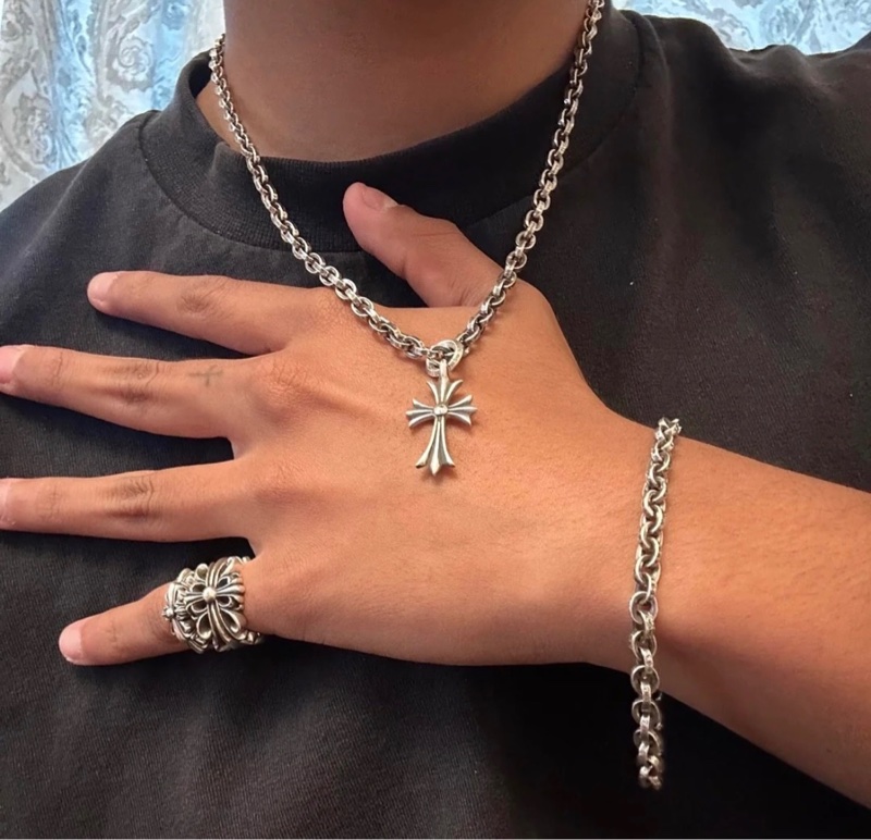 Chrome Hearts PAPER CHAIN Necklace-5
