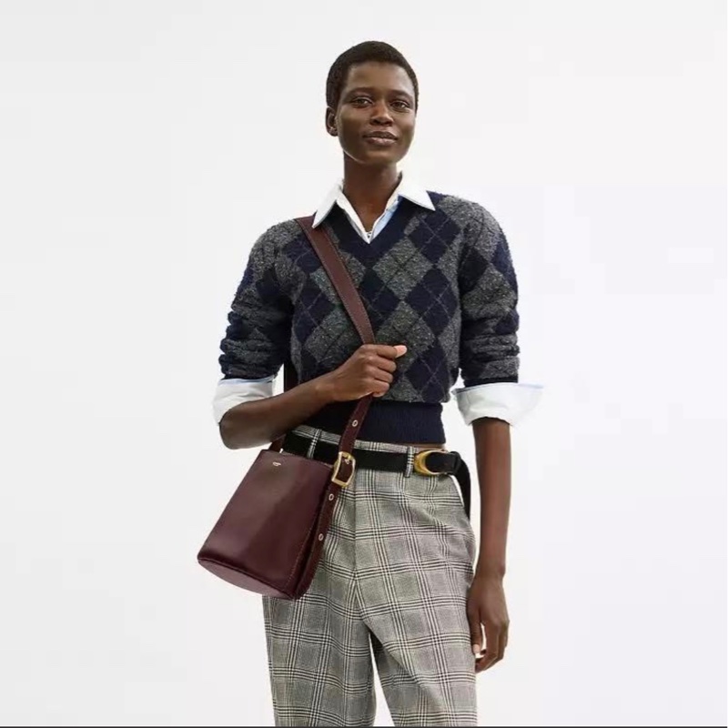 Coach Bleecker Bucket Bag(小款21水桶包)/ maple深咖色-0