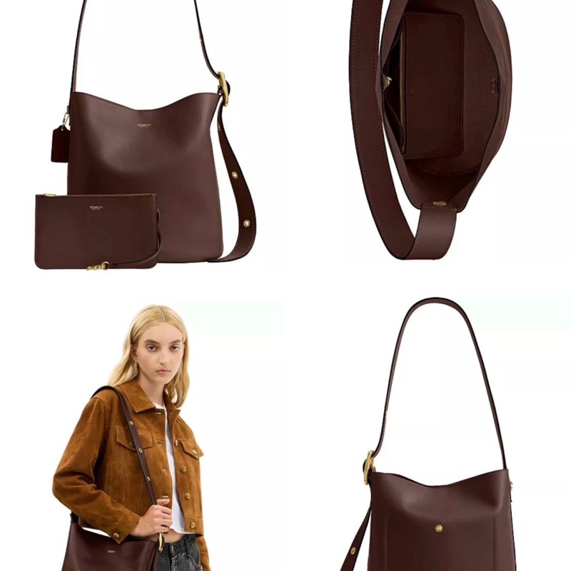Coach Bleecker Bucket Bag(小款21水桶包)/ maple深咖色-1