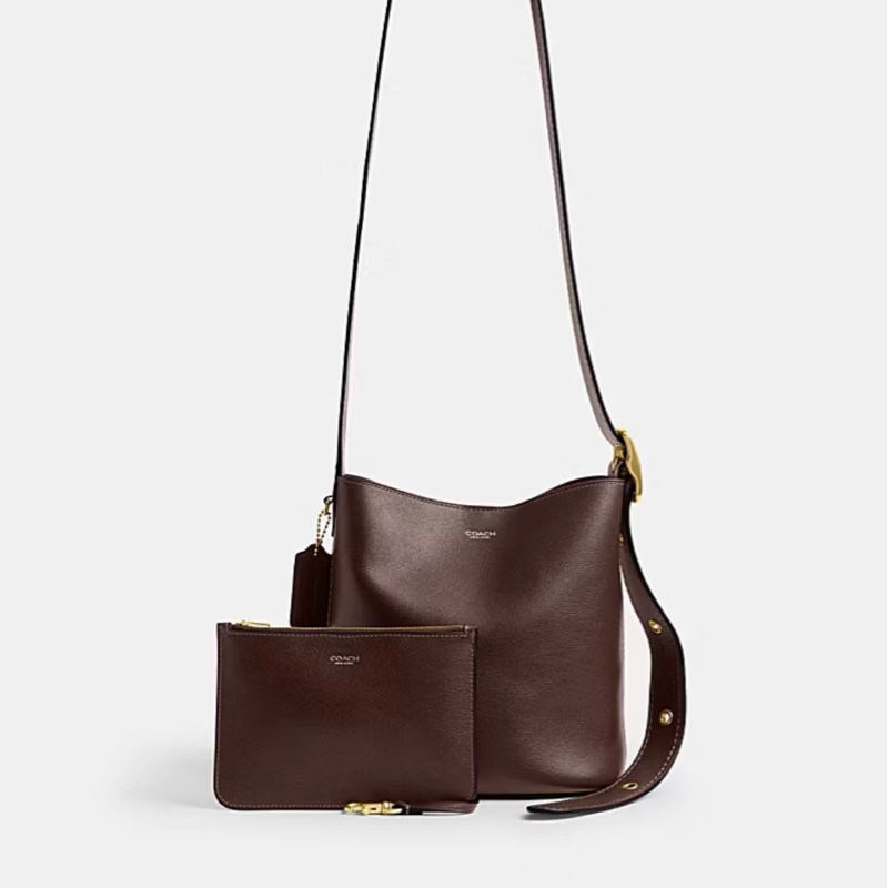 Coach Bleecker Bucket Bag(小款21水桶包)/ maple深咖色-4