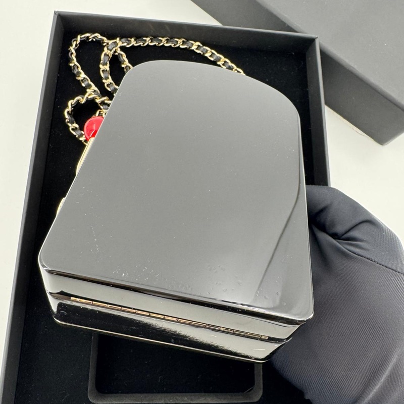 Chanel 2023 Plexiglass Resin and Rhinestone Multicoloured Slot Machine Minaudière Bag-1