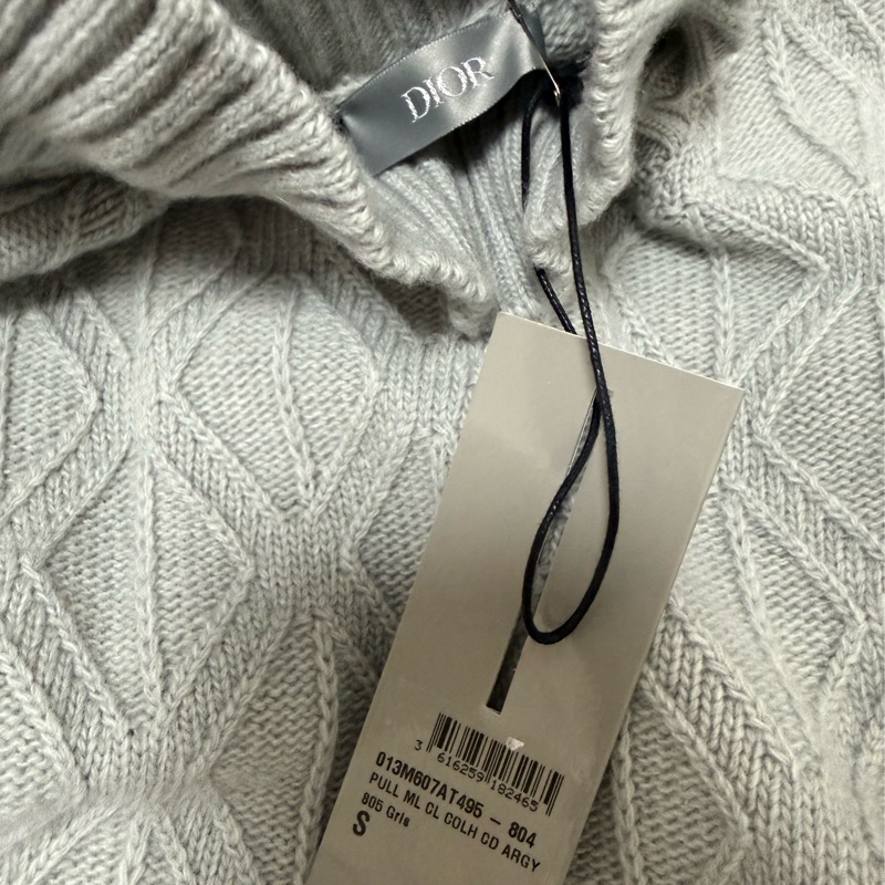 Dior CD Diamond wool & cashmere turtleneck S 毛衣-3