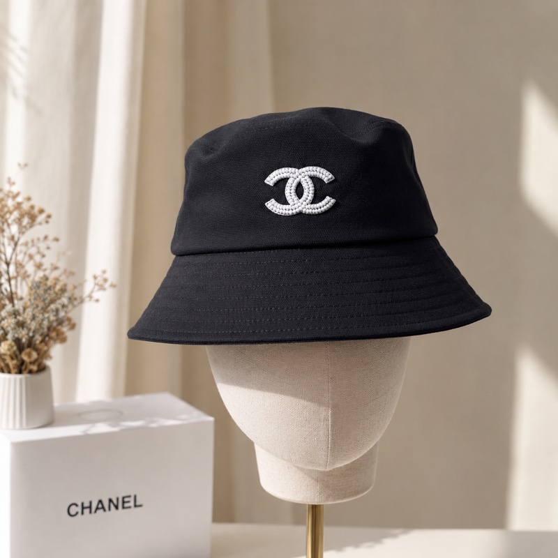 914intheair精品代購『全新』Chanel 香奈兒 珍珠logo漁夫帽 王一博同款-2