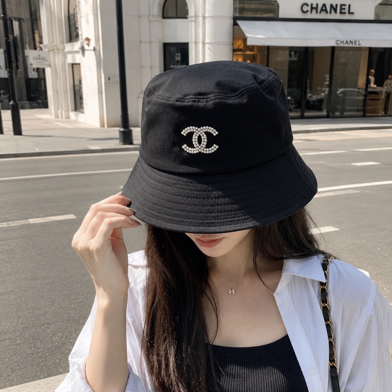 914intheair精品代購『全新』Chanel 香奈兒 珍珠logo漁夫帽 王一博同款-3