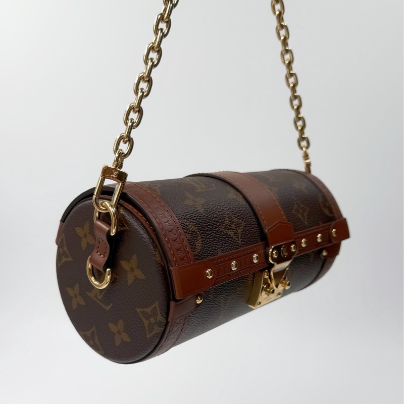 Louis Vuitton LV Papillon Trunk 巴比龍老花小圓筒包|✨Wisher惟奢名品✨-11