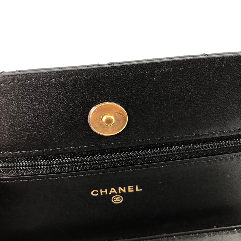 Chanel香奈兒 限量款 彩鑽 大雙C logo 發財包 woc 鏈條斜挎包。鐳射標31開-10
