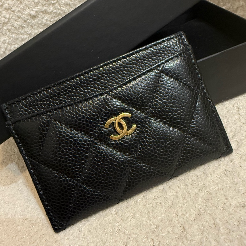 Chanel 經典款 荔枝皮 卡夾-4