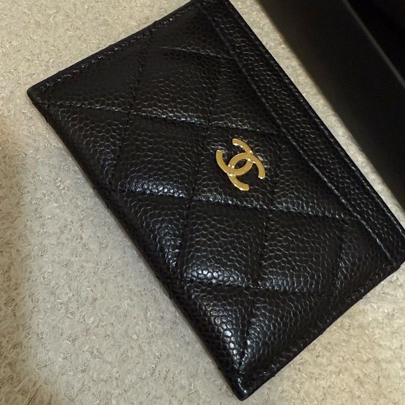 Chanel 經典款 荔枝皮 卡夾-10