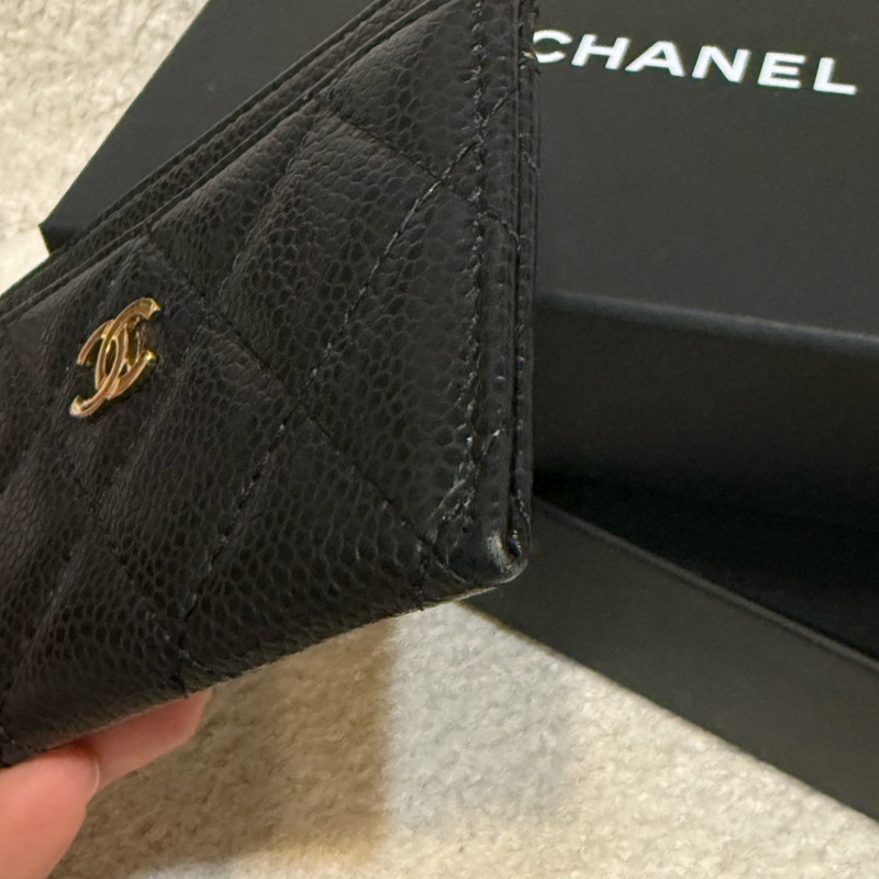 Chanel 經典款 荔枝皮 卡夾-13