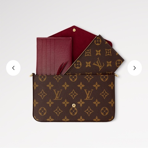 Louis Vuitton Félicie Pochette 鏈條信封包/WOC M81896