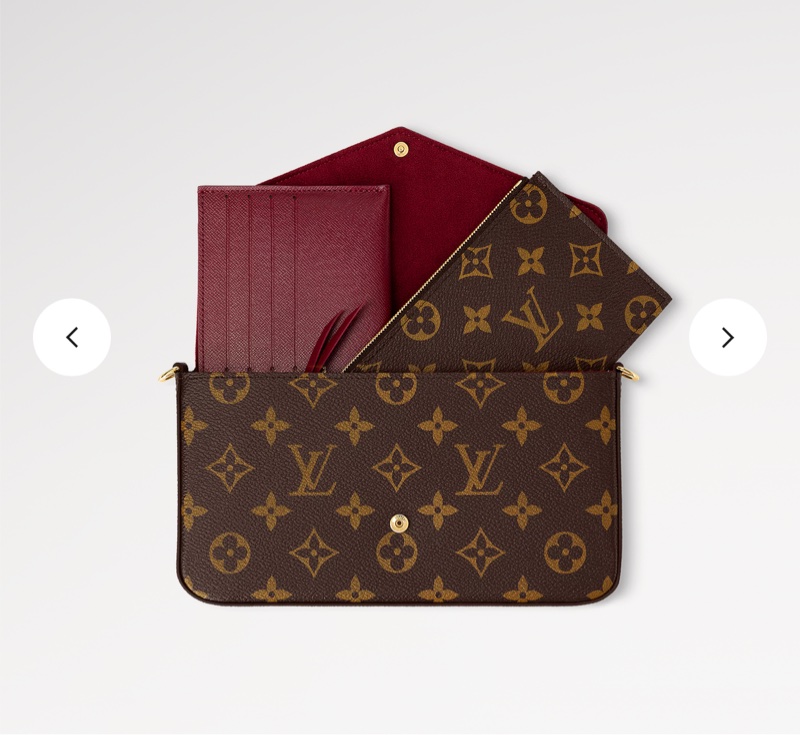 Louis Vuitton Félicie Pochette 鏈條信封包/WOC M81896-0