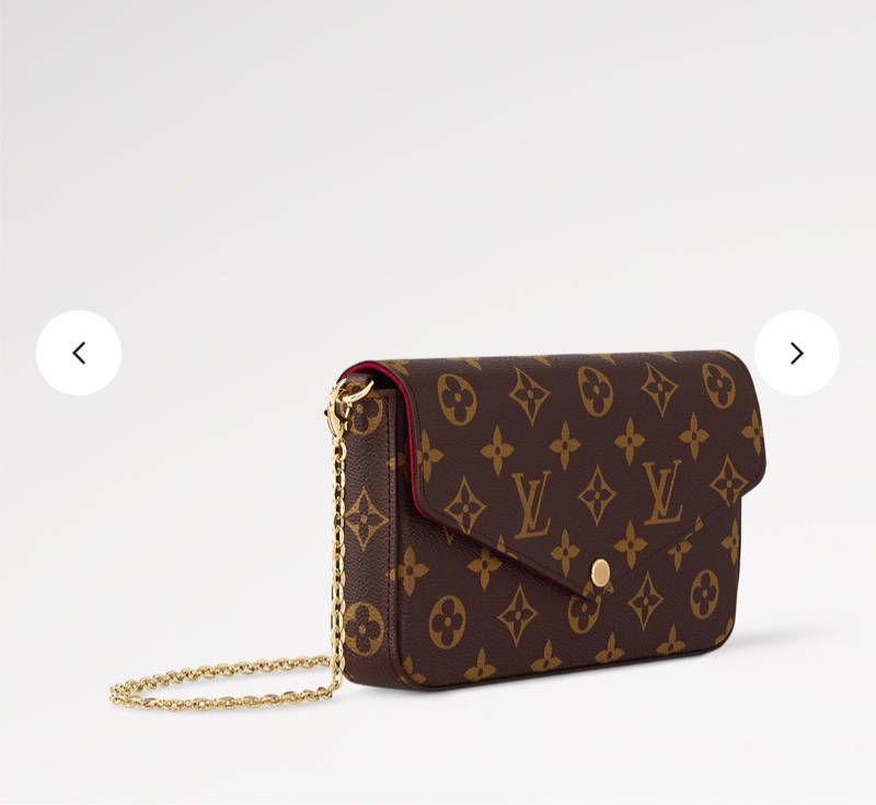 Louis Vuitton Félicie Pochette 鏈條信封包/WOC M81896-1