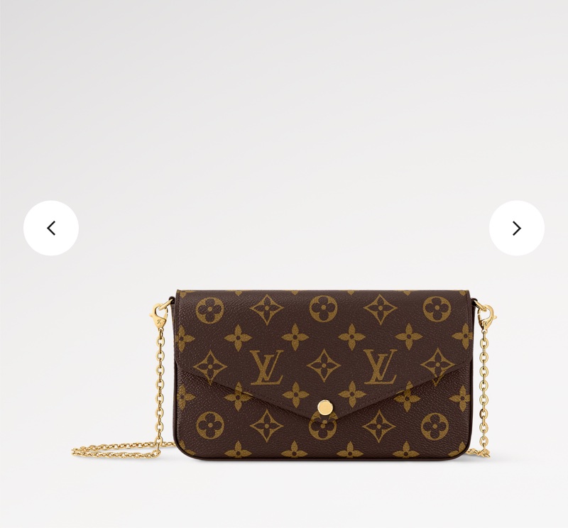 Louis Vuitton Félicie Pochette 鏈條信封包/WOC M81896-2