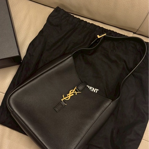 YSL hobo Small 小號 Le 5 à 7 小型柔軟粒面小牛皮肩背包 SAINT LAURENT