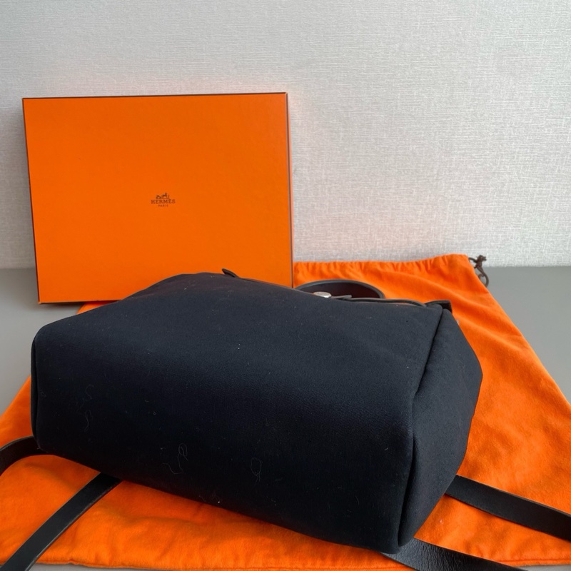 🐎Hermes愛馬仕|黑色herbag雙肩包|98新|框H刻-7
