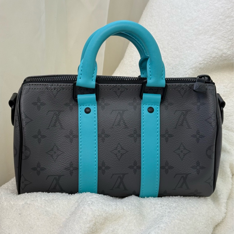 Lv keepall 25冰川藍 ✨最新晶片款-1